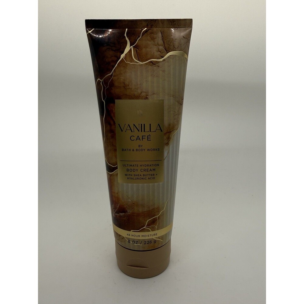 Bath & Body Works VANILLA CAFE BODY CREAM ULTIMATE HYDRATION 8 FLOZ / 226 ML NEW